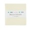 Bella Solids 5" Square Pack (Charm Pack) in Snow by Moda for Moda (9900PP 11)